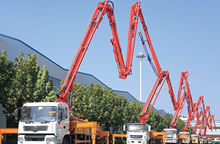 Truck-mounted Concrete Boom Pump