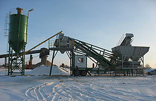 Mobile Concrete Batching Plant