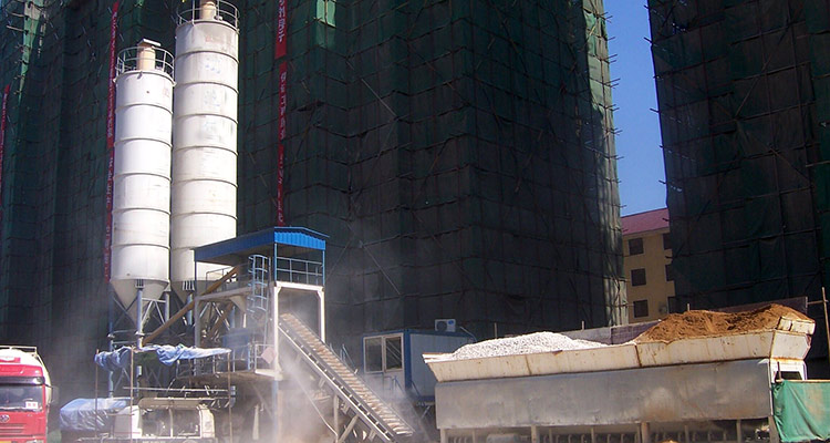 HZS75A Concrete Batching Plant